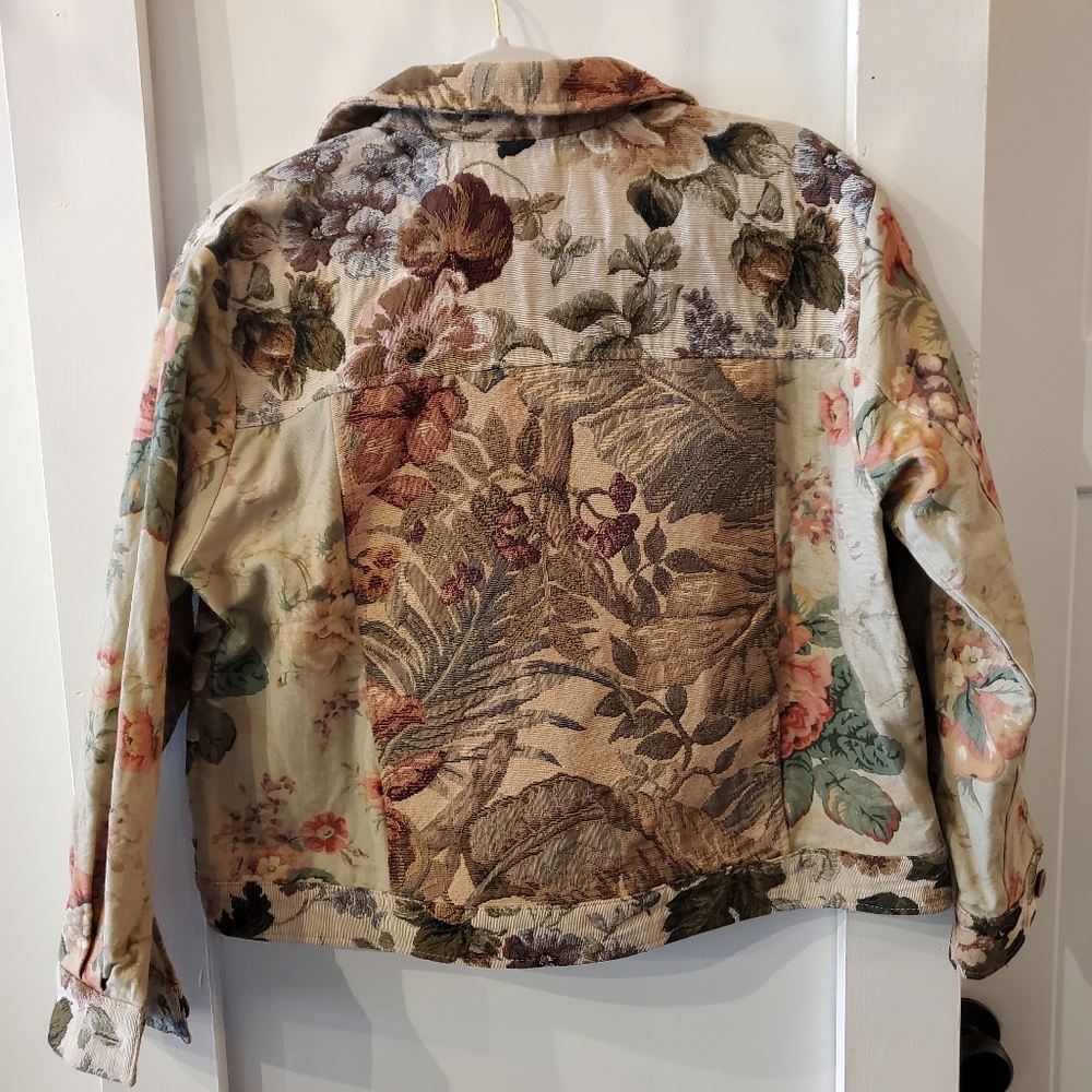 Coldwater Creek Patchwork Jacket Size Pm - image 5